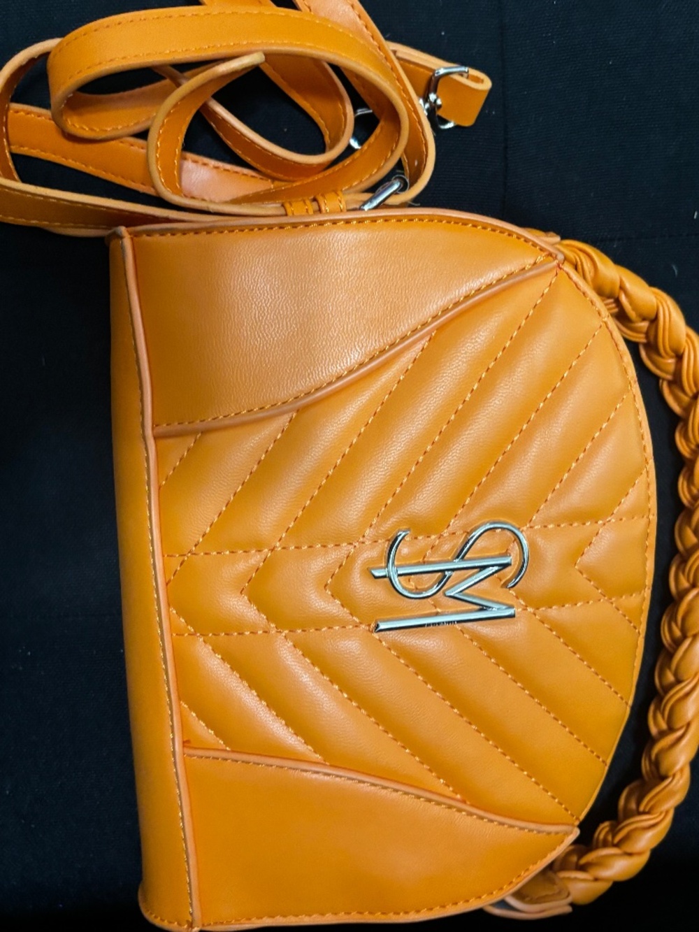 Orange Steve Madden purse